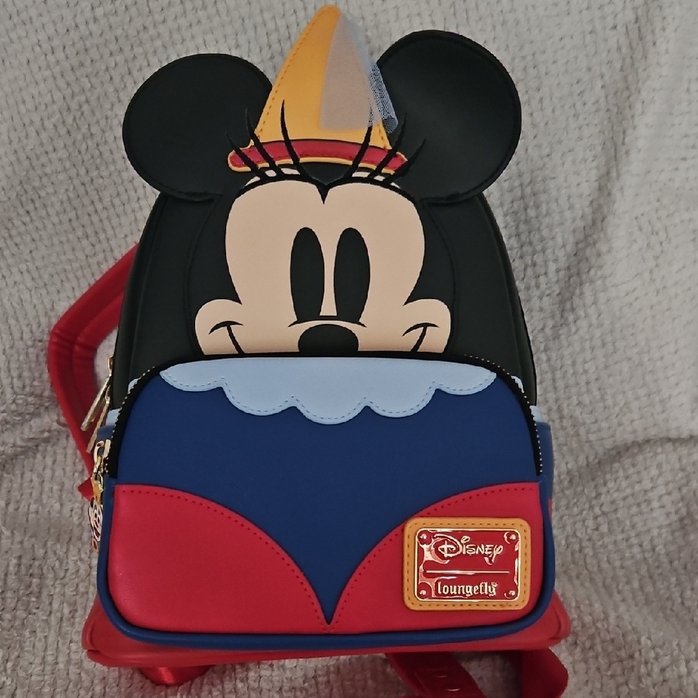 Disney Loungefly Blue and Red Backpack